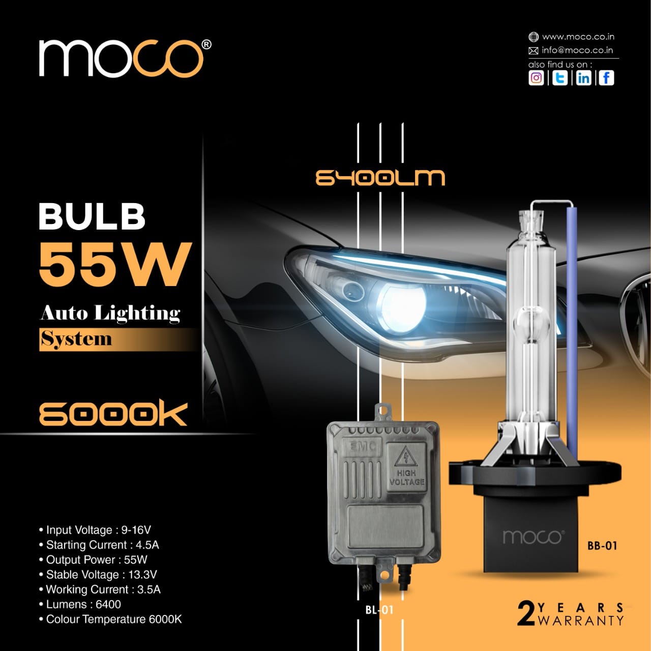 Moco BB-01 HID Kits