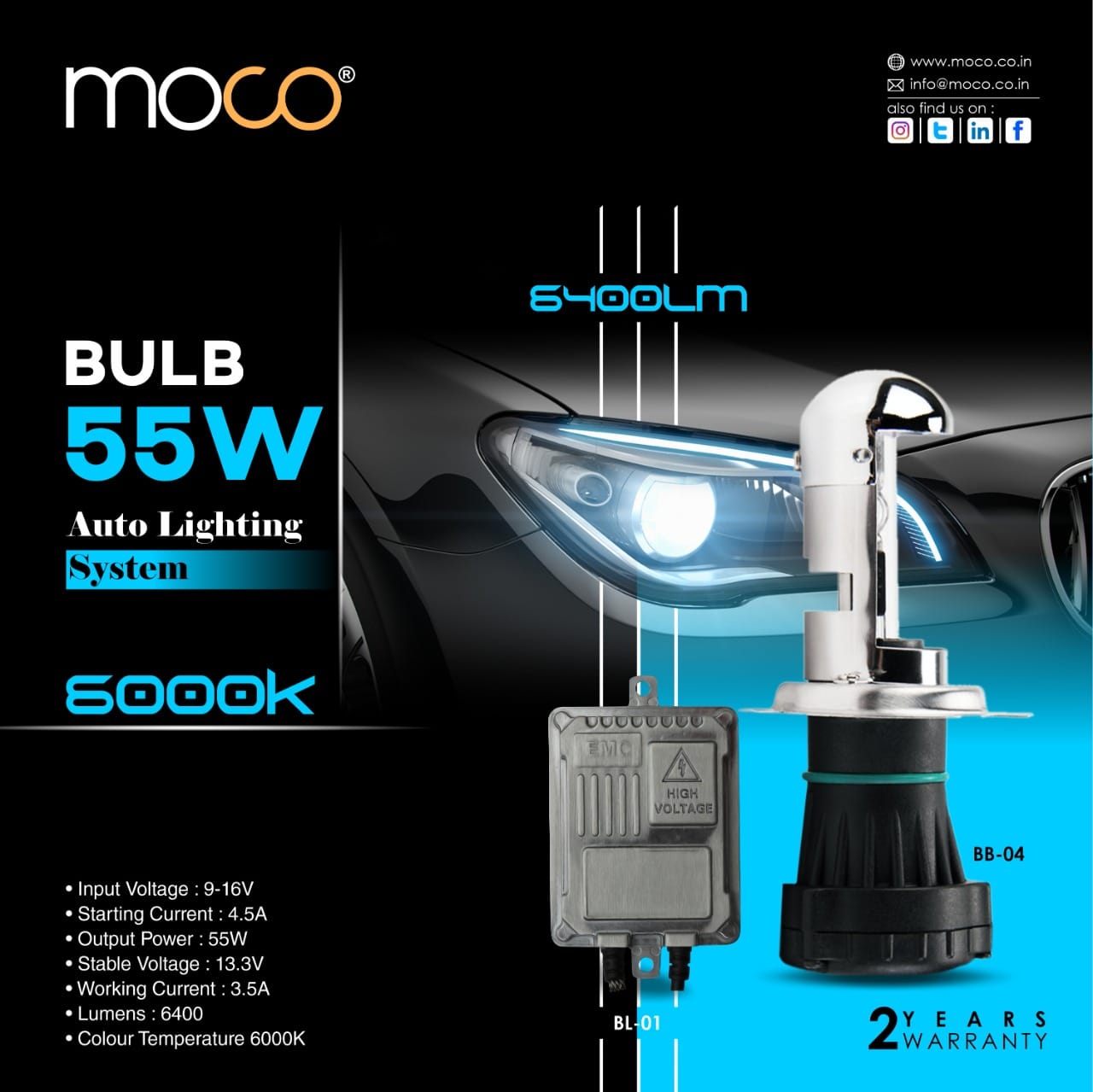 Moco BB-04 HID Kits