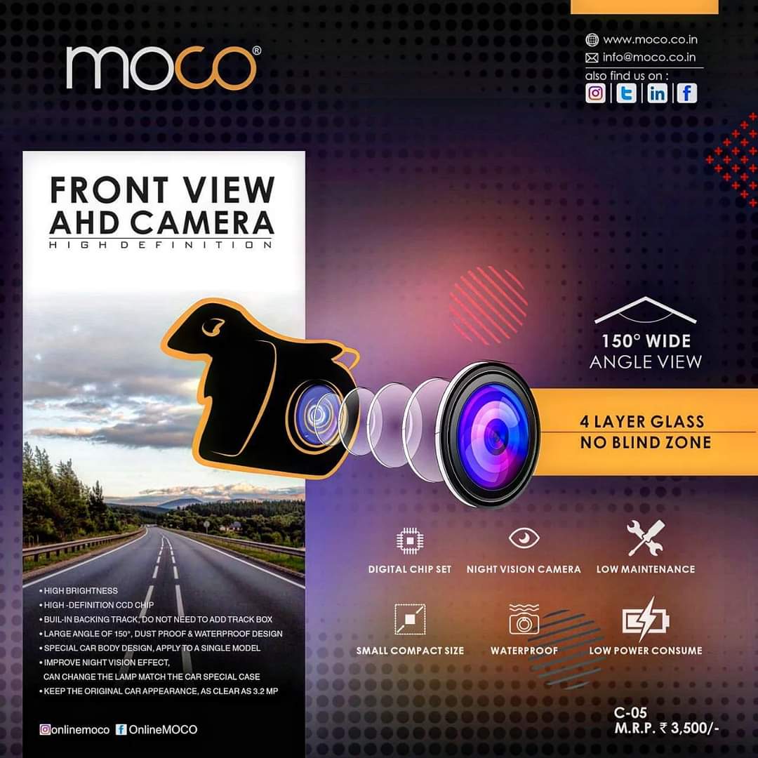 Moco C-05 Front View AHD Camera