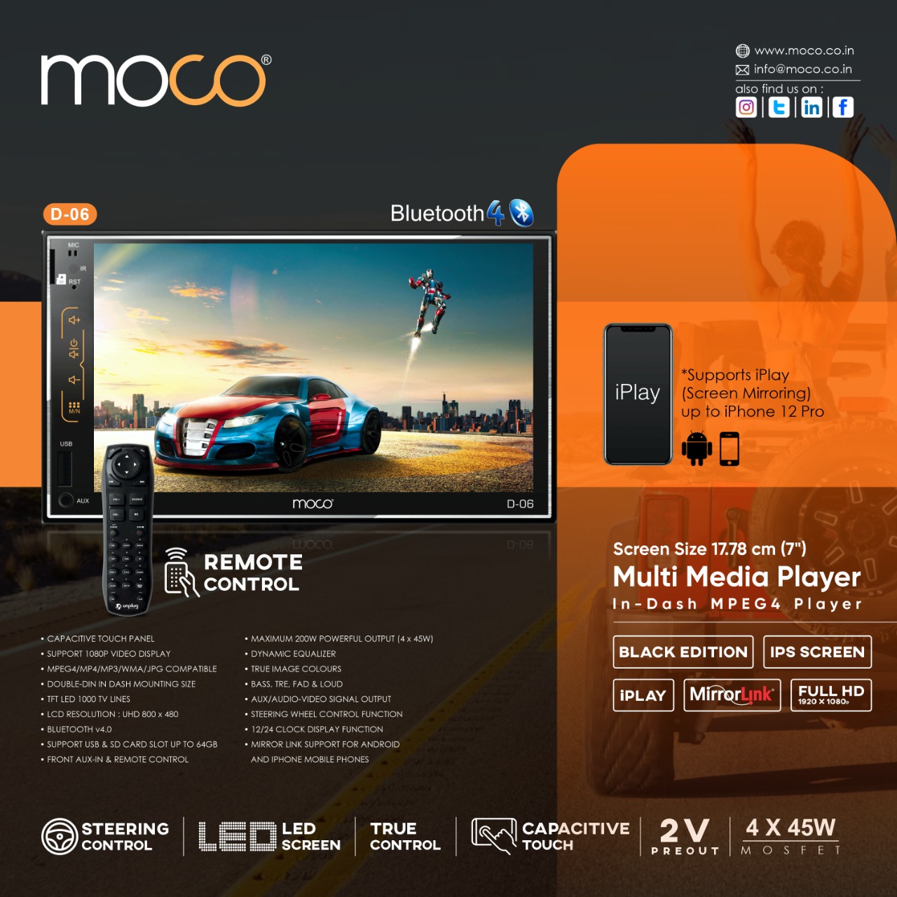 Moco D-06 7" Multimedia Player