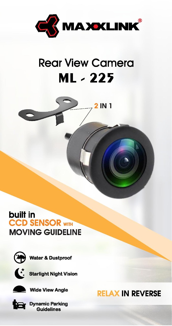Maxxlink ML-225 Rear View Moving Guideline Camera