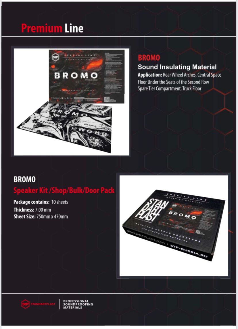STP Bromo Sound Insulating Material
